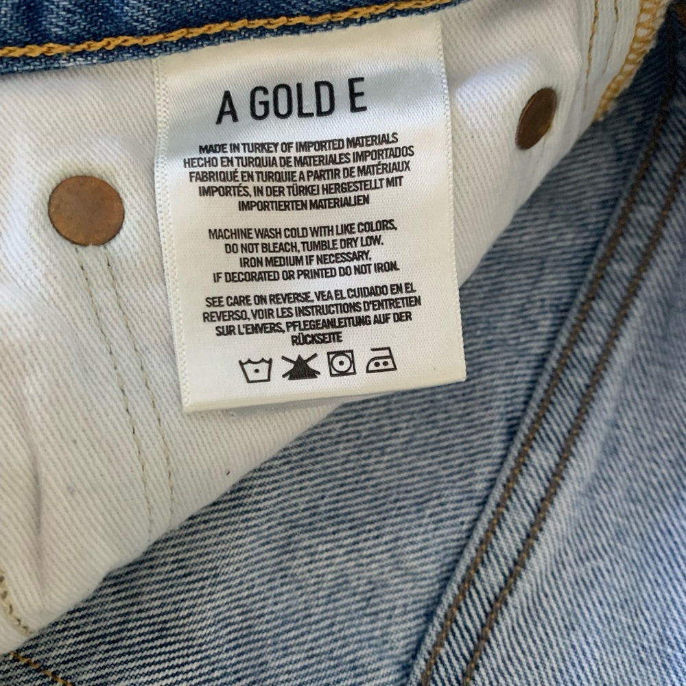 πHPπ Agolde Hi Rise Denim Shorts - Picture 4 of 9